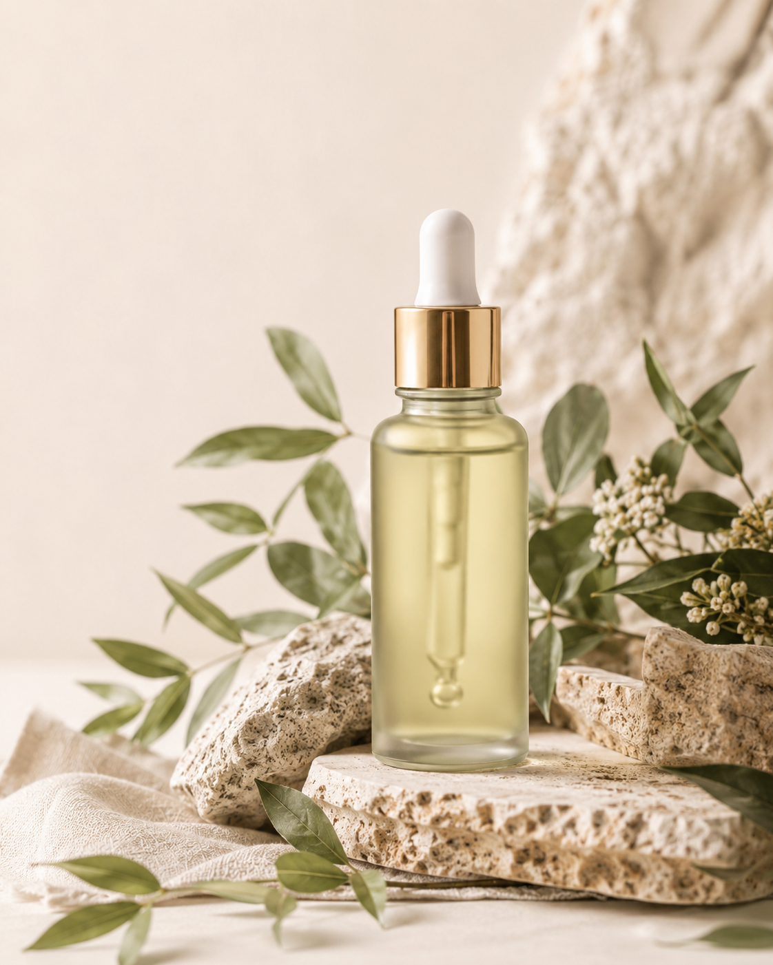 Botanical skincare serum